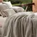 Colcha Jacquard Linen Favo
