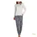Pijama Feminino Visco Geométrico Dec Careca c/ Bolso