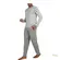 Pijama Masculino Dec Careca Listrado Mescla Off
