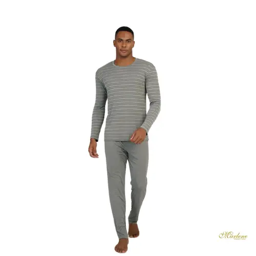 Pijama Masculino Longo Listrado