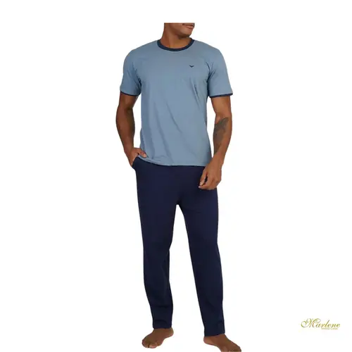Pijama Masculino Peletizado c/ Bolso