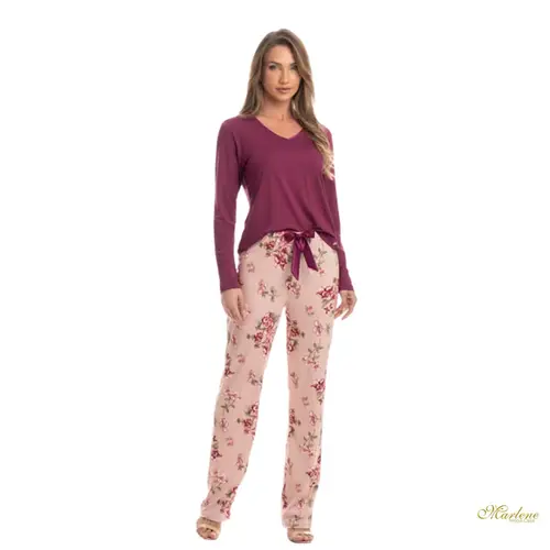 Pijama Flora Longo