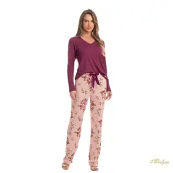 Pijama Flora Longo
