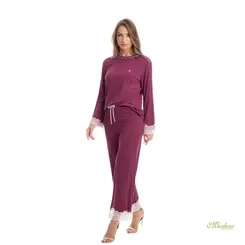 Pijama Feminino Acacia Longo