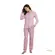 Pijama Feminino Peletizada Floral Vintage