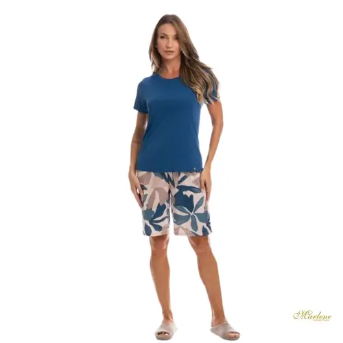 Pijama Feminino Elen Bermuda