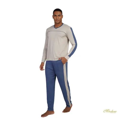 Pijama Masculino Visco c/ Calça e Bolso