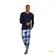 Pijama Masculino Visco Xadrez c/ Calça e Bolso