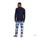 Pijama Masculino Visco Xadrez c/ Calça e Bolso