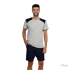 Pijama Masculino Curto Mescla