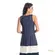 Vestido Stripes Midi Regata