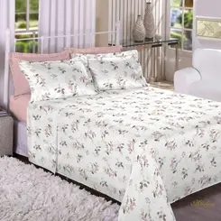 Jogo de Lençol Tresor 300 Rosas