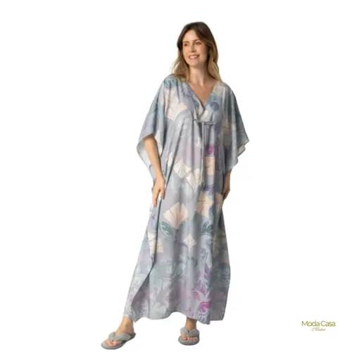 Kaftan Longa Violece Rainbow