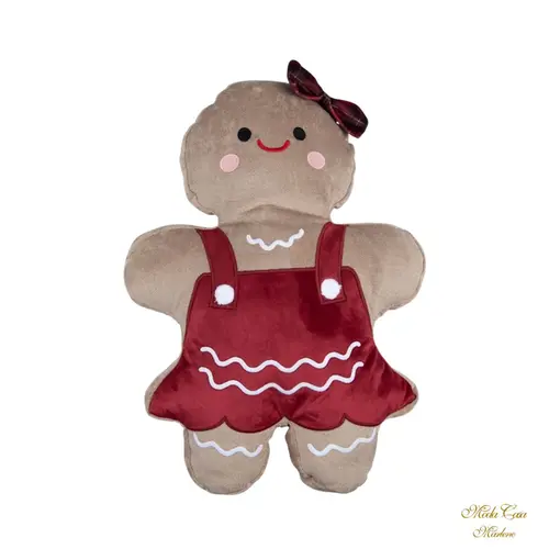 Almofada Natalina Gingerbella c/ Bordado