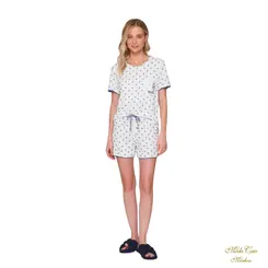 Pijama Feminino Curto Bloom in Blue