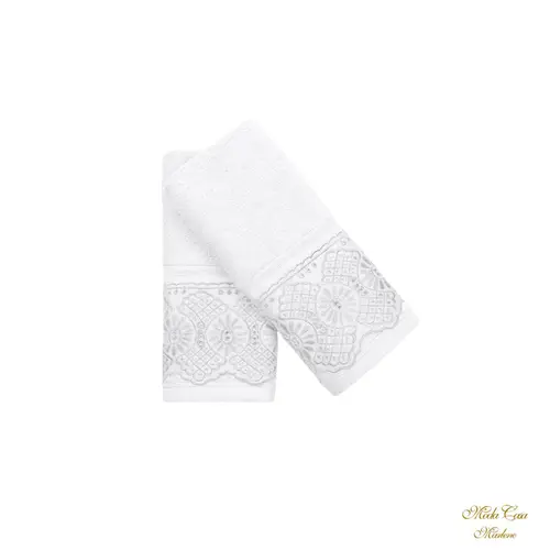 Kit Toalha de Lavabo Cristal Roma