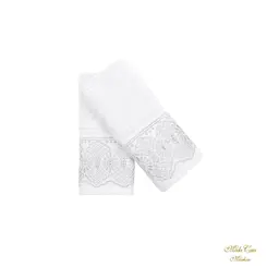 Kit Toalha de Lavabo Cristal Roma