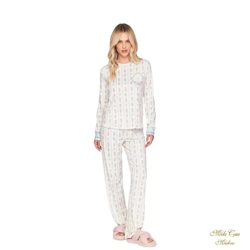 Pijama Feminino Manga Longa Comfort Beauty Flow