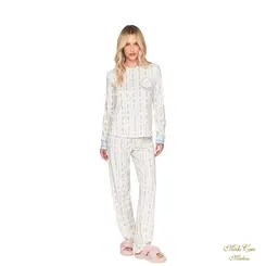 Pijama Feminino Manga Longa Comfort Beauty Flow