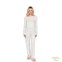 Pijama Feminino Manga Longa Comfort All Print Beauty Flow