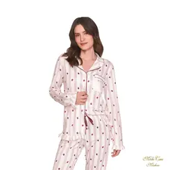 Pijama Feminino Aberto Sweet In Berries