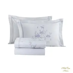 Jogo de Lençol Orquidea Celeste
