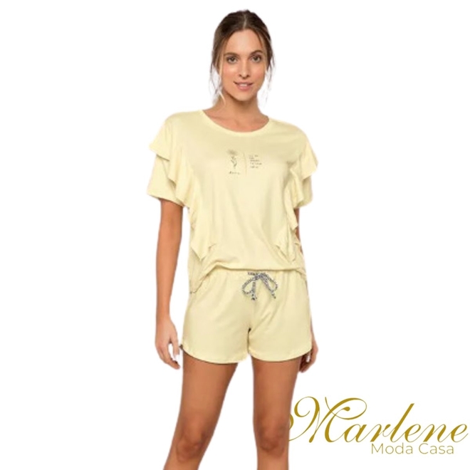 Pijama Feminino Flor Margarida